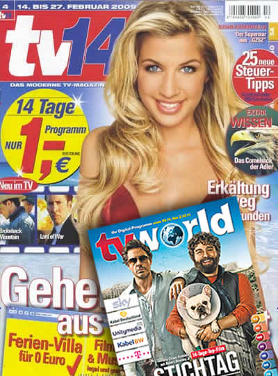 TV 14 + tv world-Prämienabo Titelbild