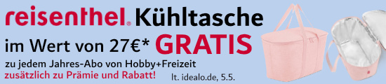 Reisenthel K&uuml;hltasche zu jedem Jahresabo von Hobby+Freizeit
