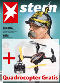 Stern Abo Probeabo + gratis Quadrocopter Titelbild