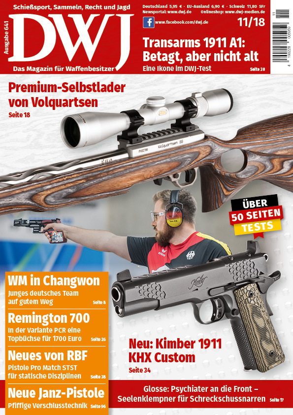 DWJ - Deutsches Waffenjournal Abo Titelbild