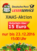 15  XMAS-Sofort-Rabatt nur noch bis 23.12. - 15:00 Uhr Titelbild